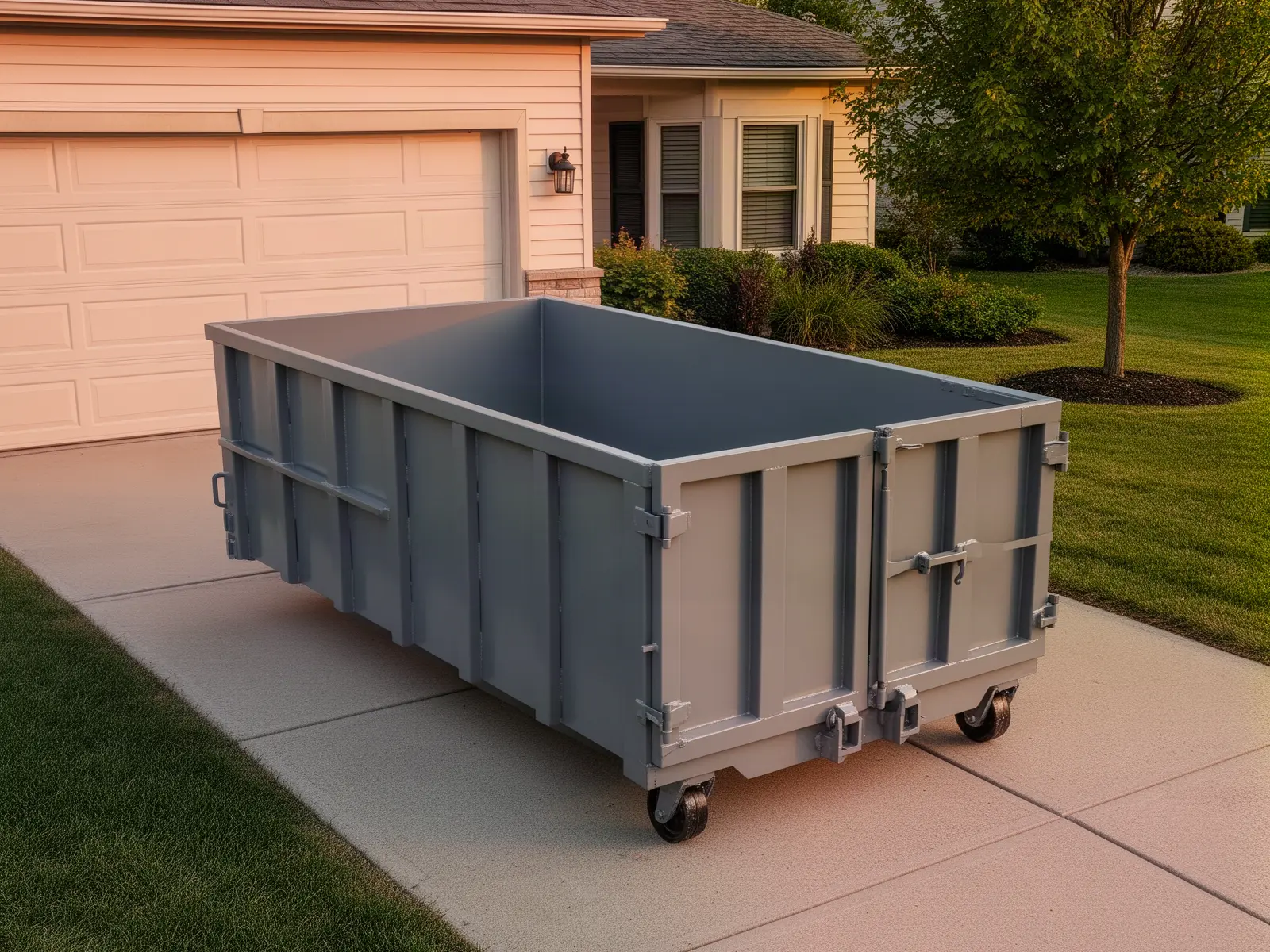 Roll-off dumpster from Little Beto's Dumpster Rental in Carpentersville, IL